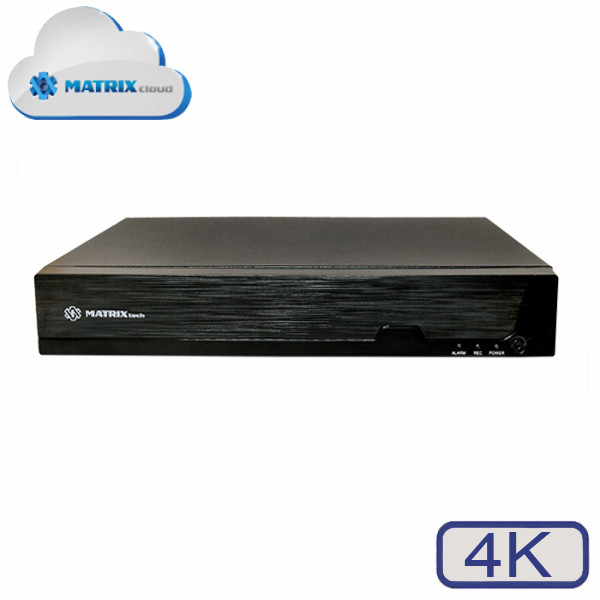Сетевой видеорегистратор NVR MATRIX M-9IP4K H.265 v1
