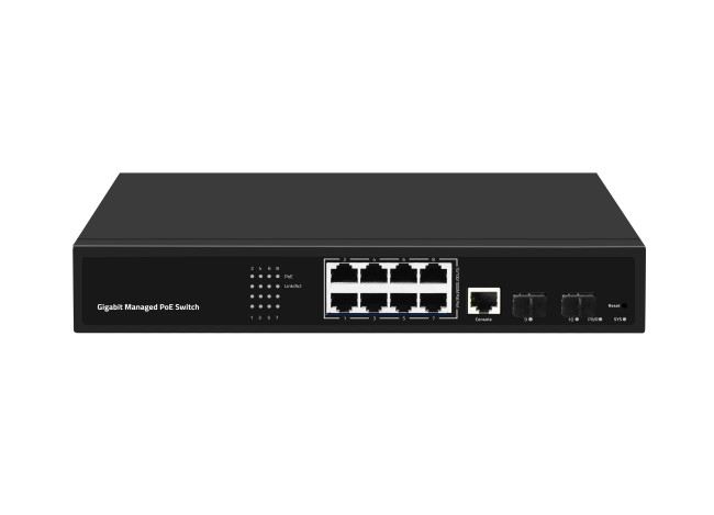 Коммутатор PoE управляемый PRIORAT PRT-SG-1208PM